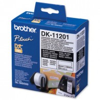 Стандартные адресные наклейки Brother DK11201 (29 x 90 мм), 400 штук в рулоне