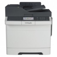 CX410de белый, лазерный, A4, цветной, ч.б. 30 стр/мин, цвет 30 стр/мин, печать 1200x1200, скан. 600x600, лоток 250 листов, USB, факс, двусторонний автоподатчик